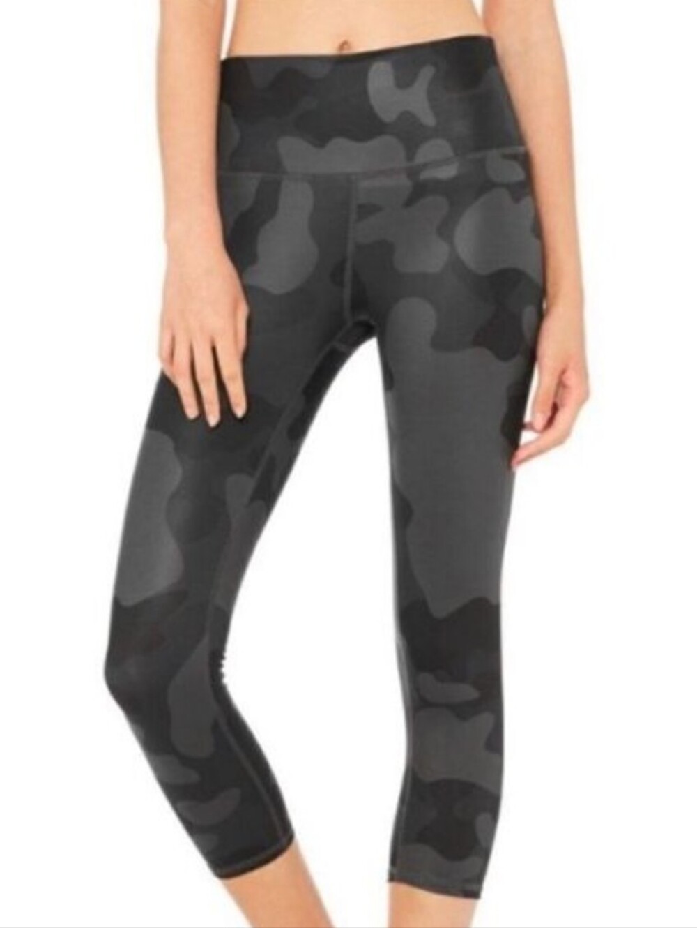 Alo Airbrush Crop Legging Camo GUC